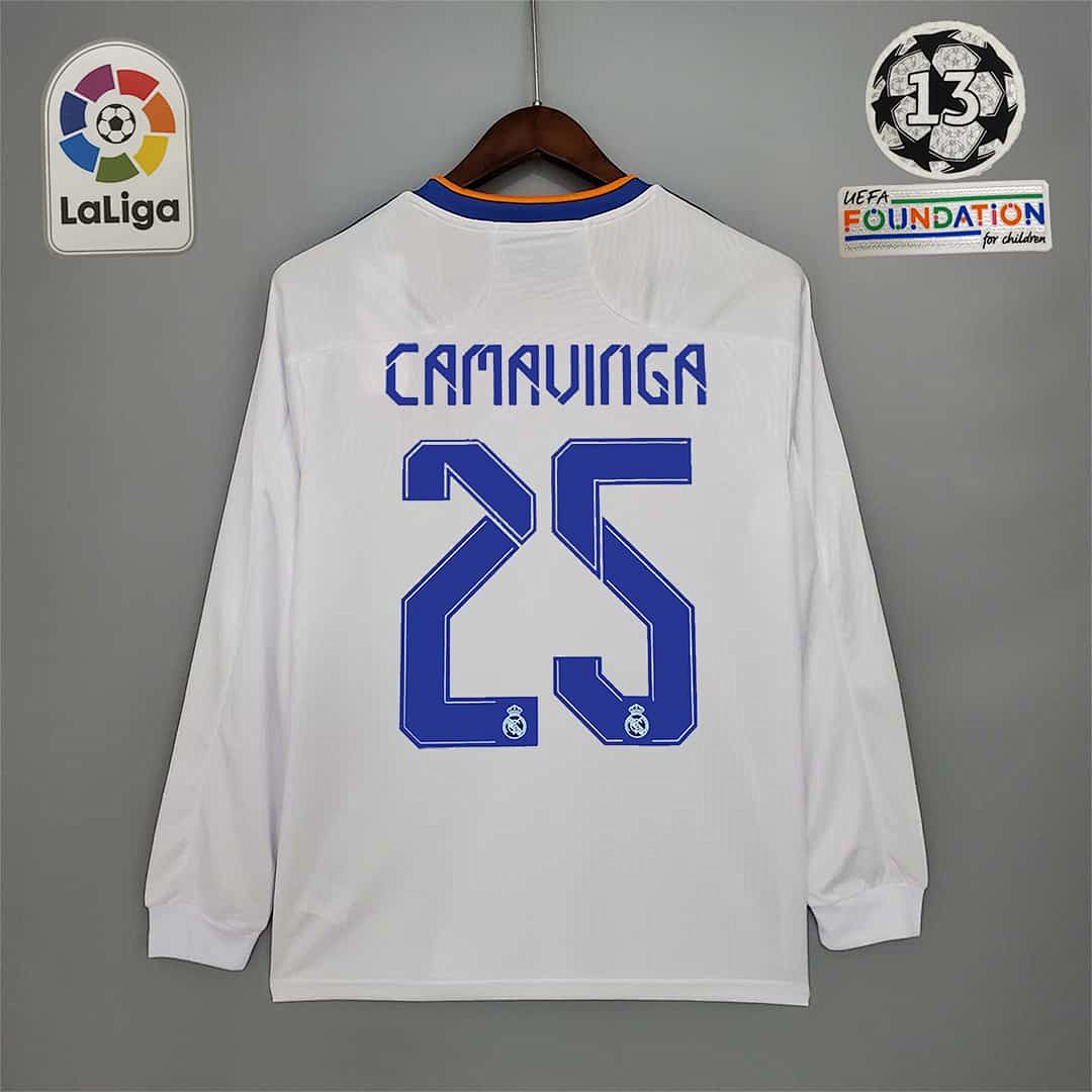 21-22 Real Madrid home long sleeve 10