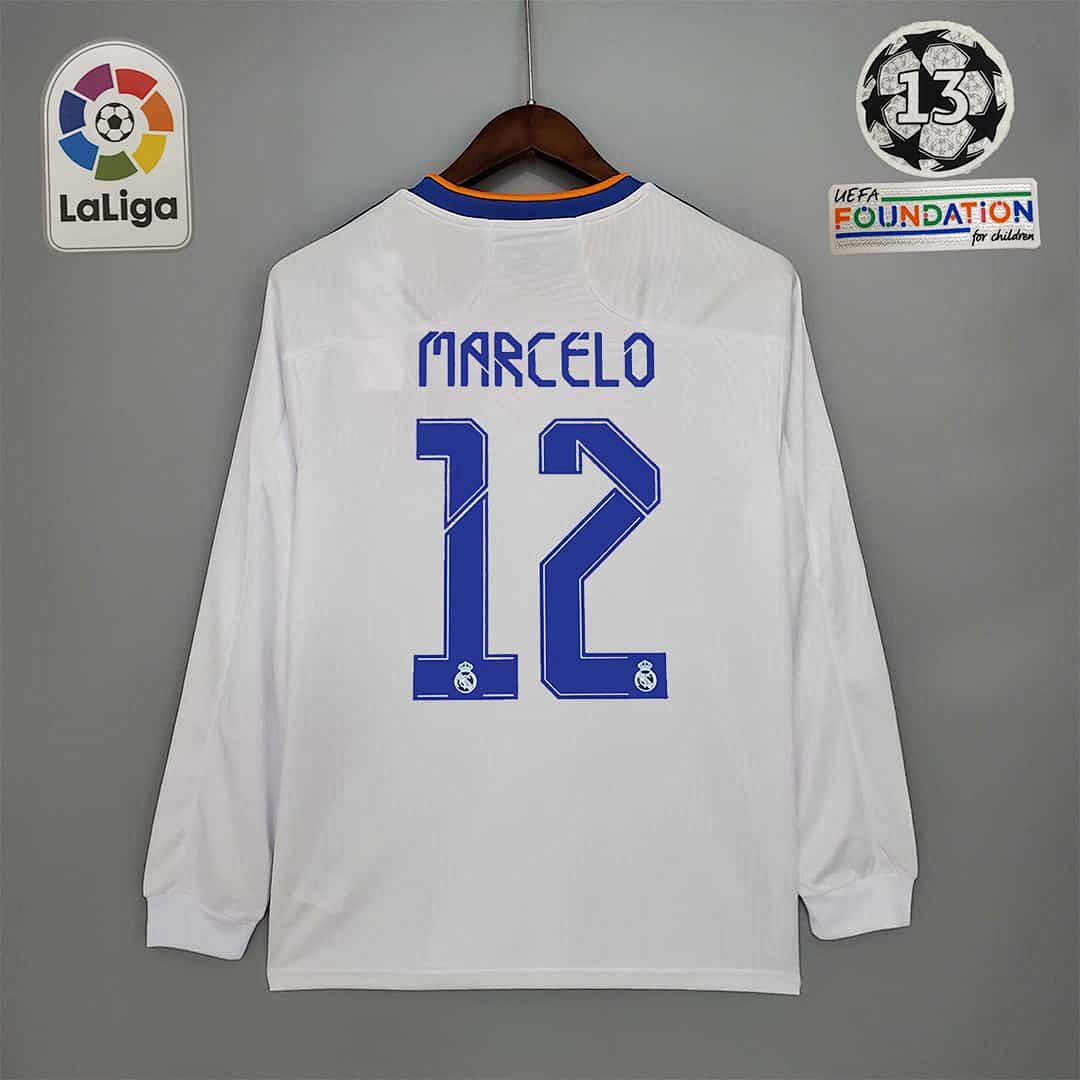 21-22 Real Madrid home long sleeve 15
