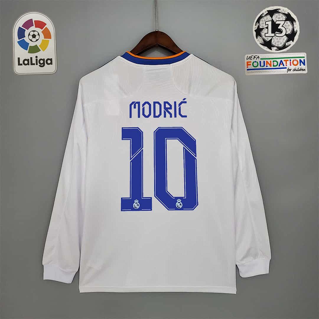 21-22 Real Madrid home long sleeve 17