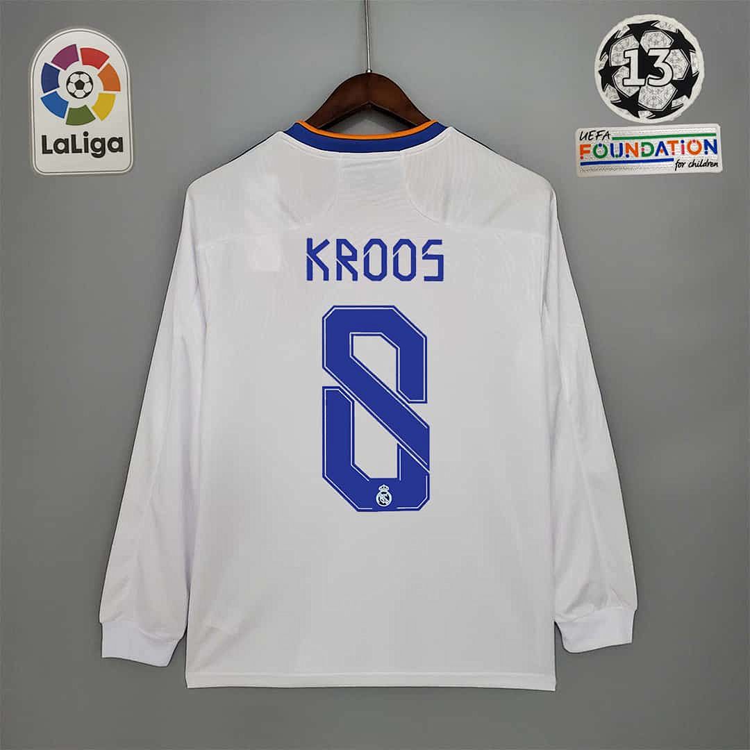 21-22 Real Madrid home long sleeve 19