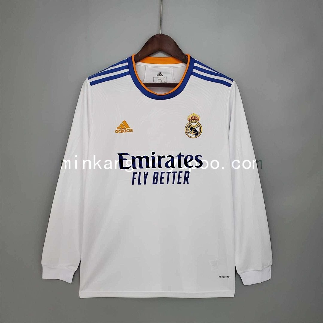 21-22 Real Madrid home long sleeve 2