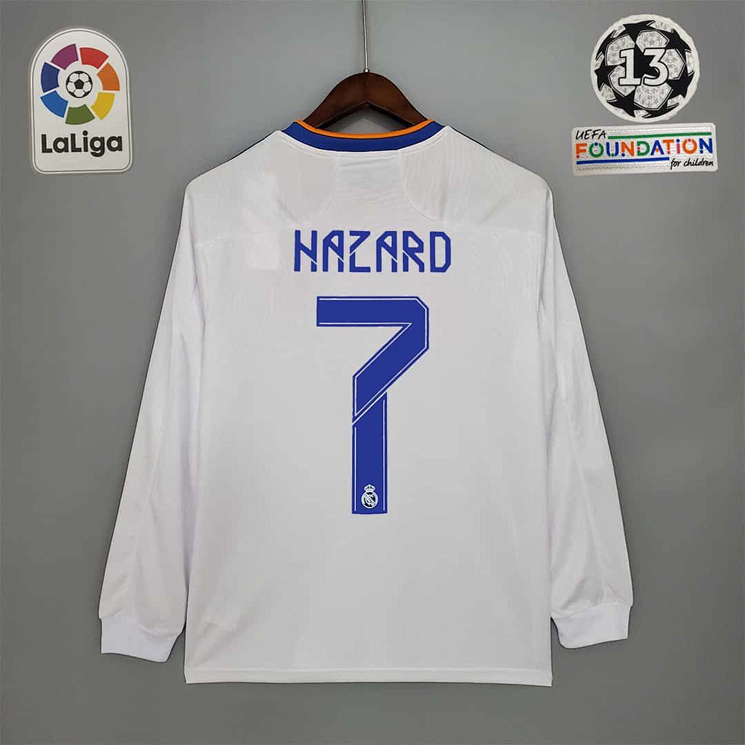 21-22 Real Madrid home long sleeve 20
