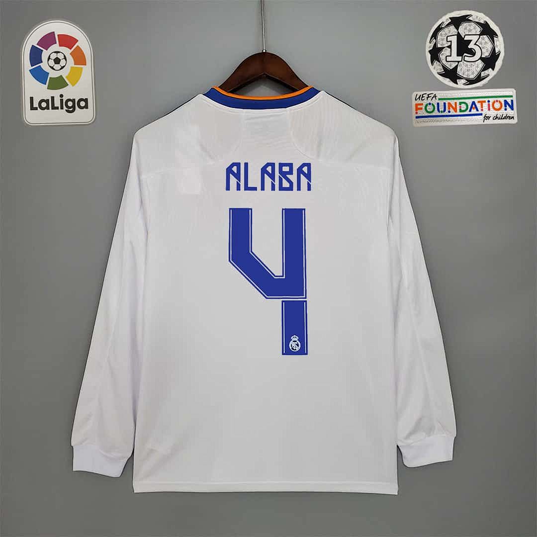 21-22 Real Madrid home long sleeve 21