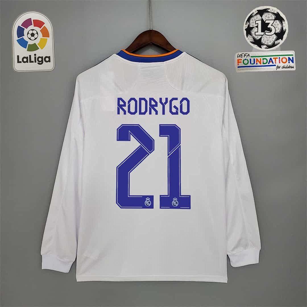 21-22 Real Madrid home long sleeve 22