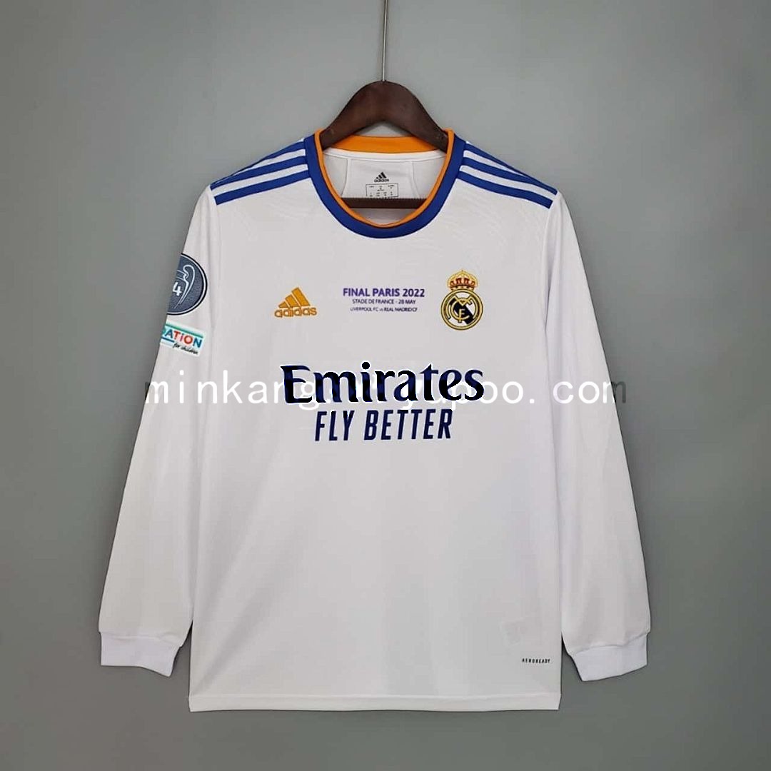 21-22 Real Madrid home long sleeve 23