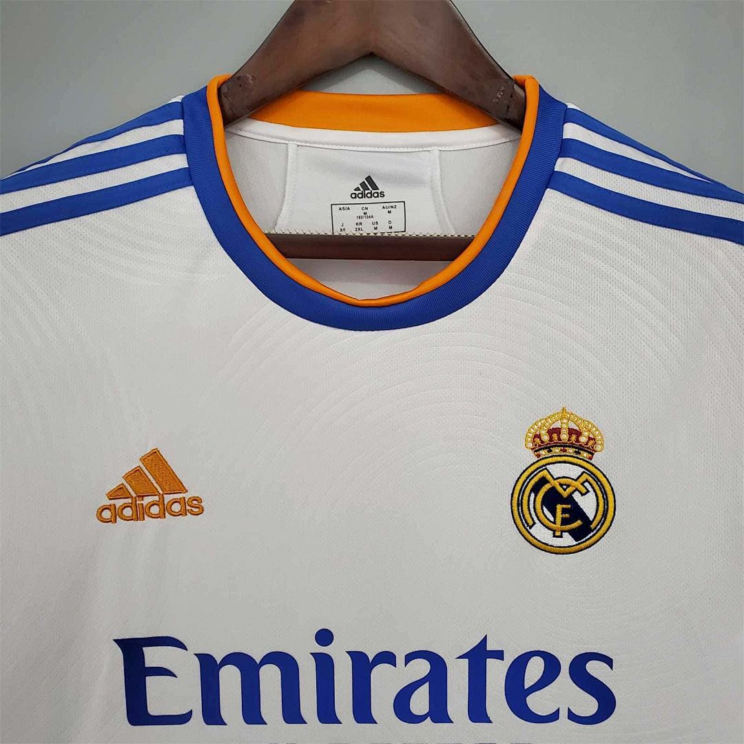 21-22 Real Madrid home long sleeve 3