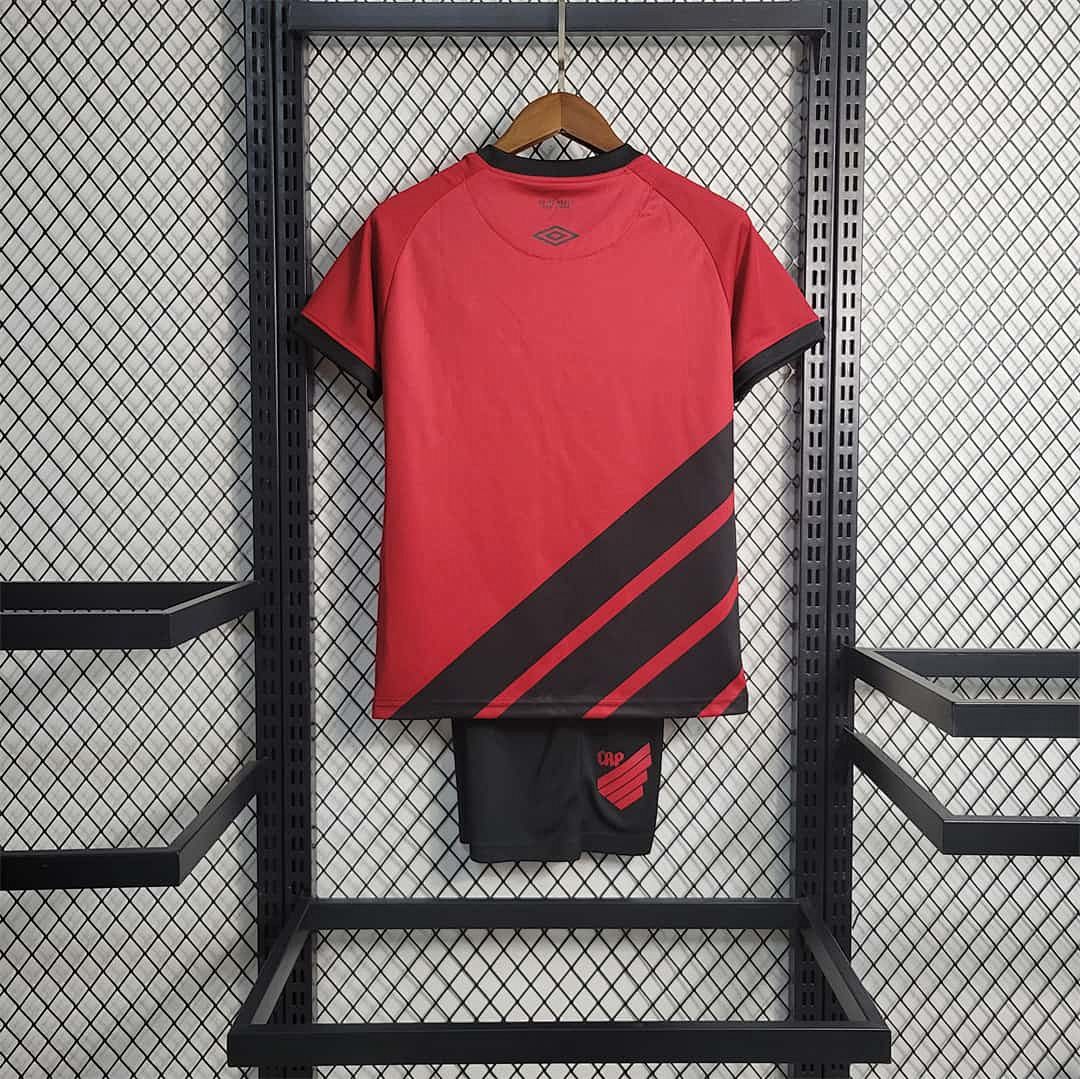 23-24 Athletico Paranaense home kids kit 8