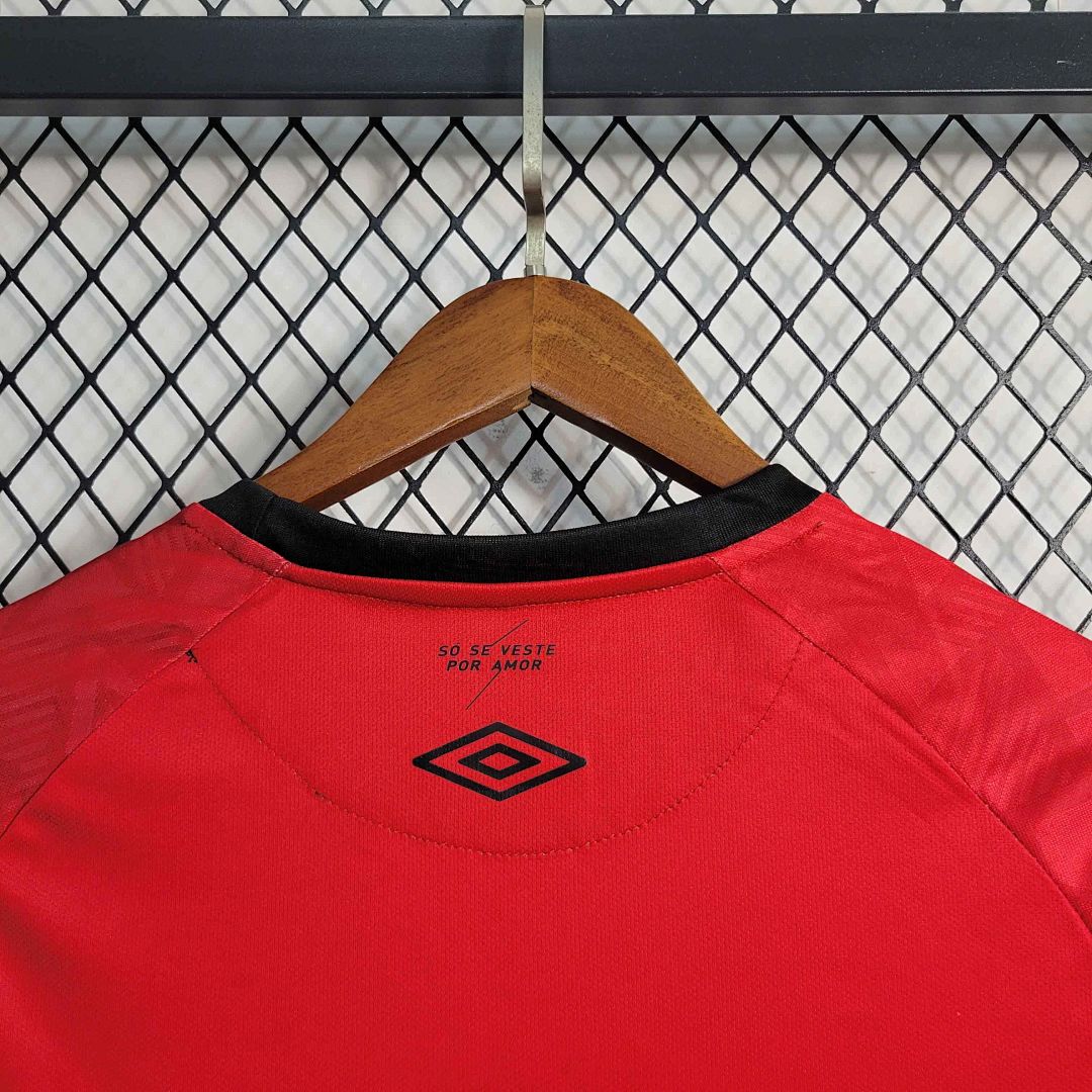 23-24 Long Sleeve Athletico Paranaense Home S-4XL 6