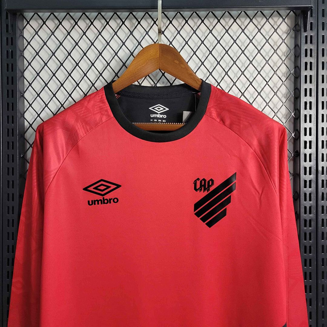 23-24 Long Sleeve Athletico Paranaense Home S-4XL 7