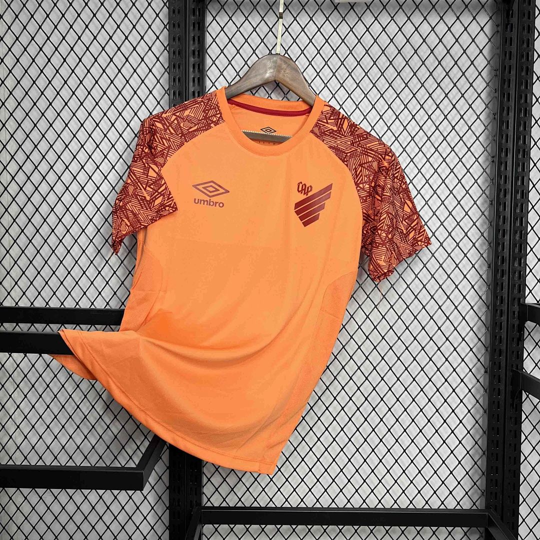 24-25 Athletico Paranaense Training Orange Kit Soccer Uniform 2