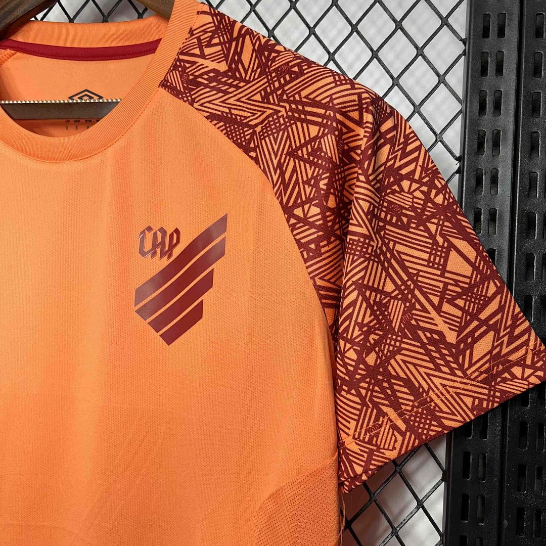 24-25 Athletico Paranaense Training Orange Kit Soccer Uniform 3