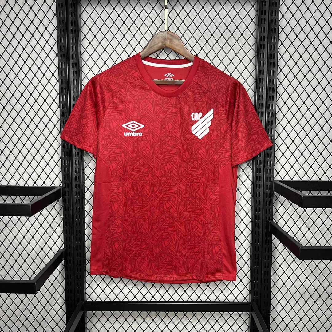 24-25 Athletico Paranaense Training Red Kit Soccer Uniform
