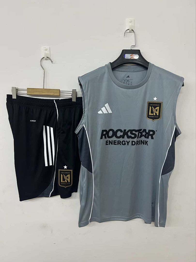 25_26 Los Angeles Training suit gray S-3XL