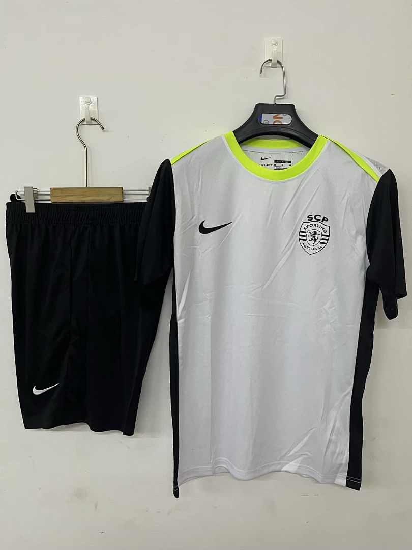 25_26 Lisbon pre-match training suit off-white S-3XL