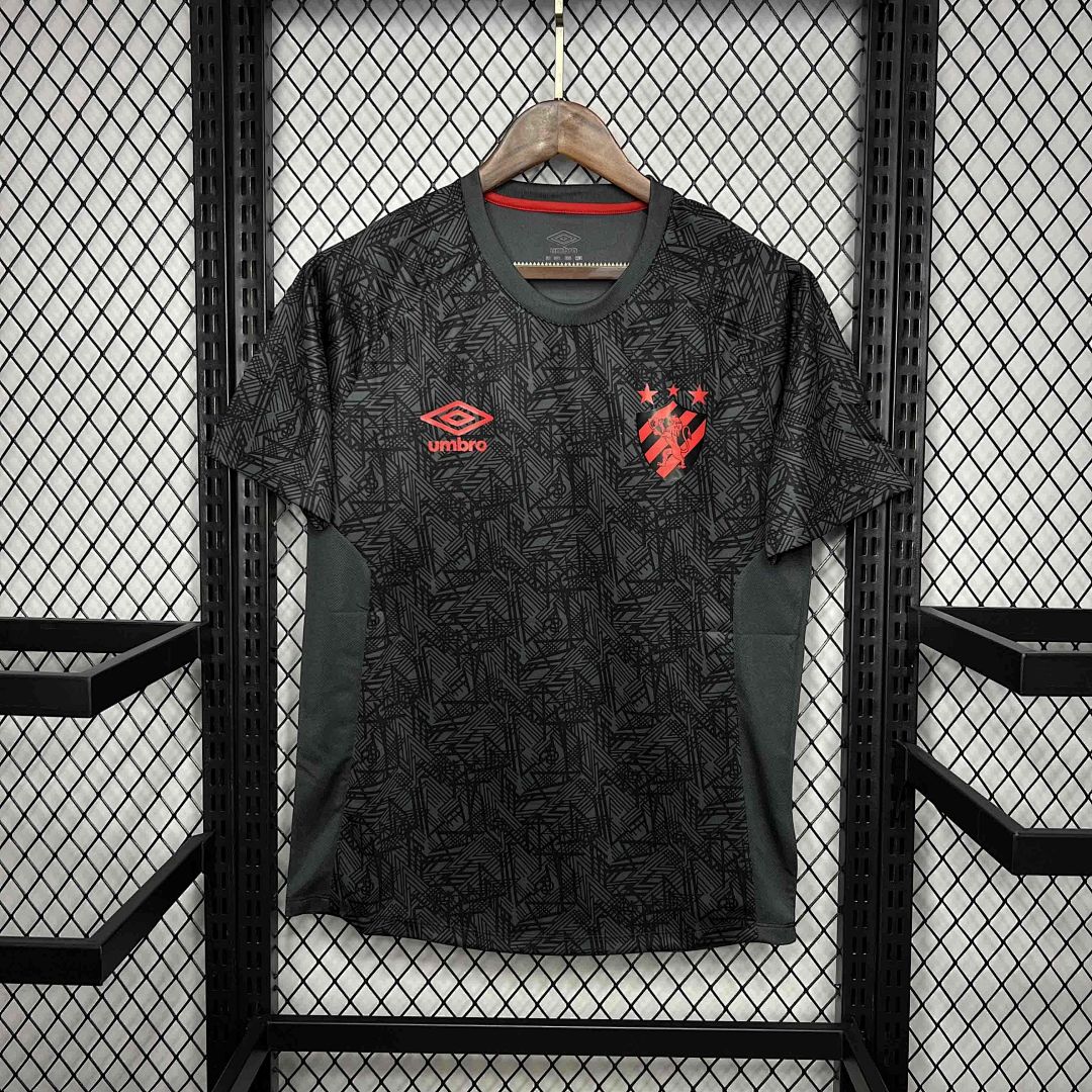 24-25 Recife Training Black Kit Soccer Uniform