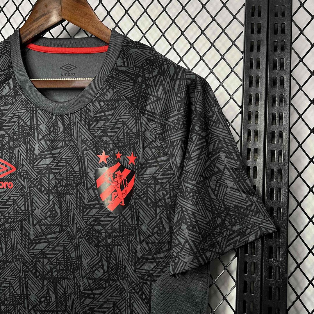 24-25 Recife Training Black Kit Soccer Uniform 2