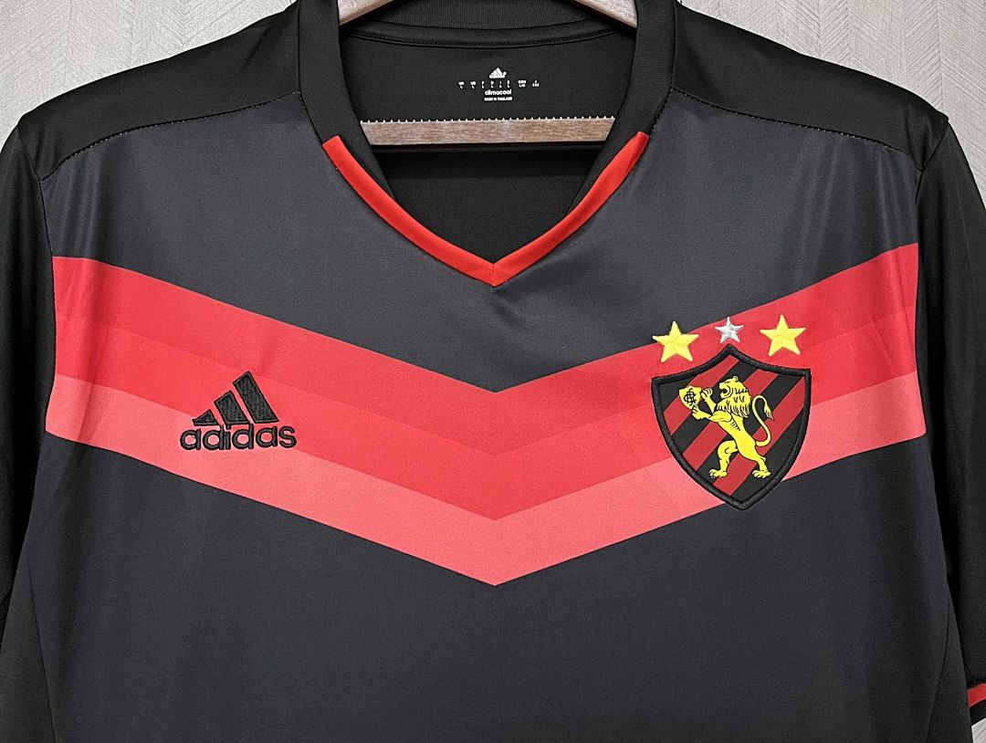 16-17 Recife Sport Black Retro Kit Vintage Shirt 4