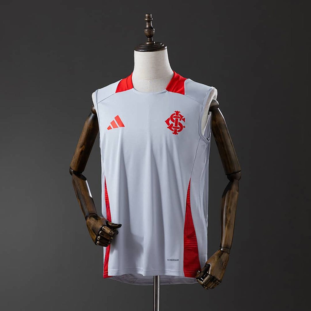 Internacional 25_26 Training Suit Grey Vest Jersey S-4XL