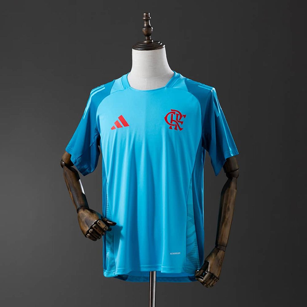 Flamengo 25_26 Training Suit Cyan Jersey S-4XL