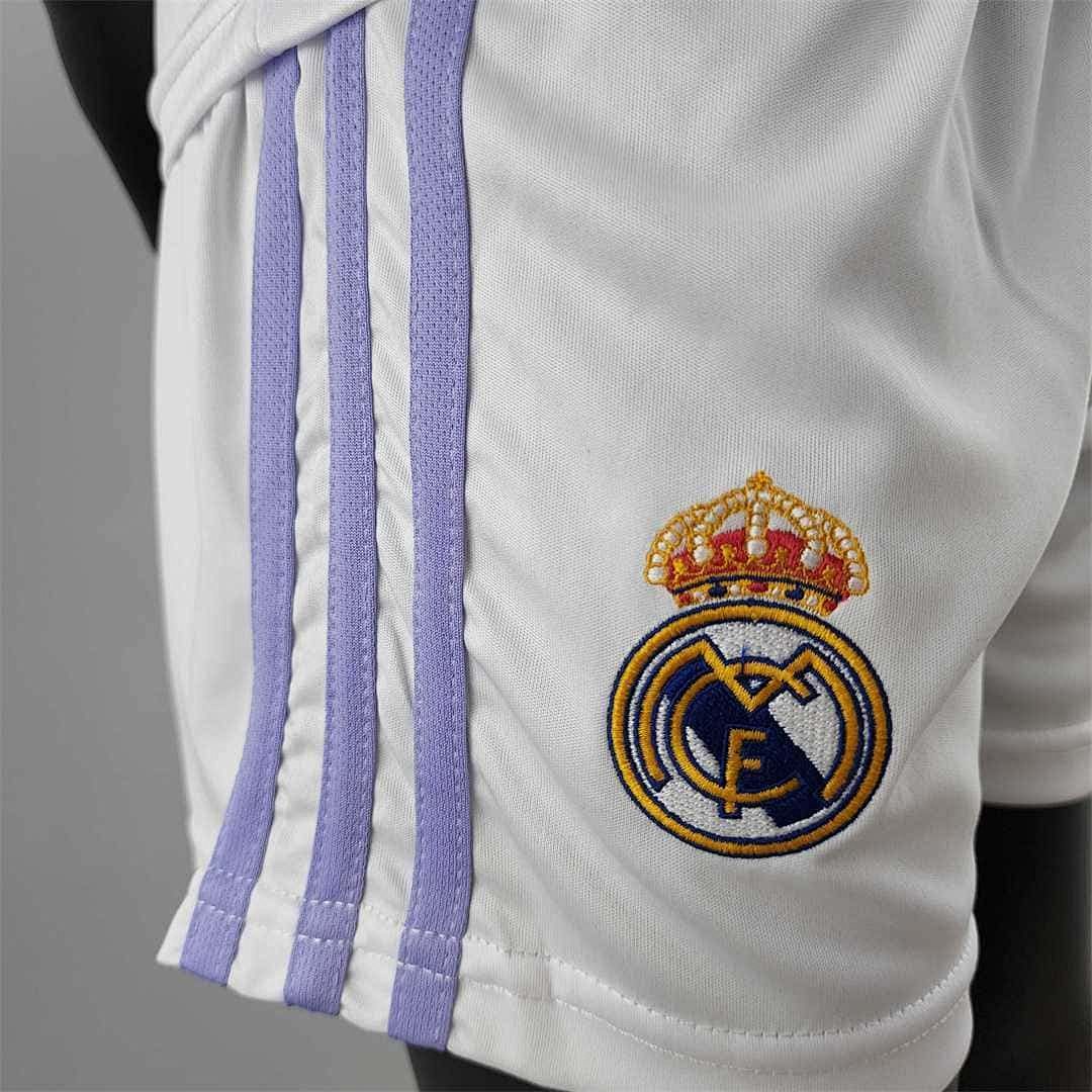 22-23 Real Madrid home kids kit 8