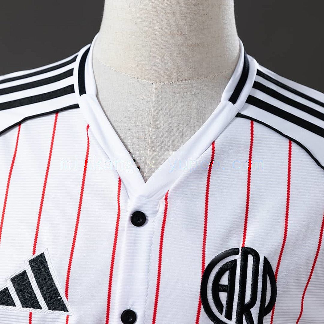 River Plate 25_26 US Pack Full-Button Baseball Jersey White S-XXL 7