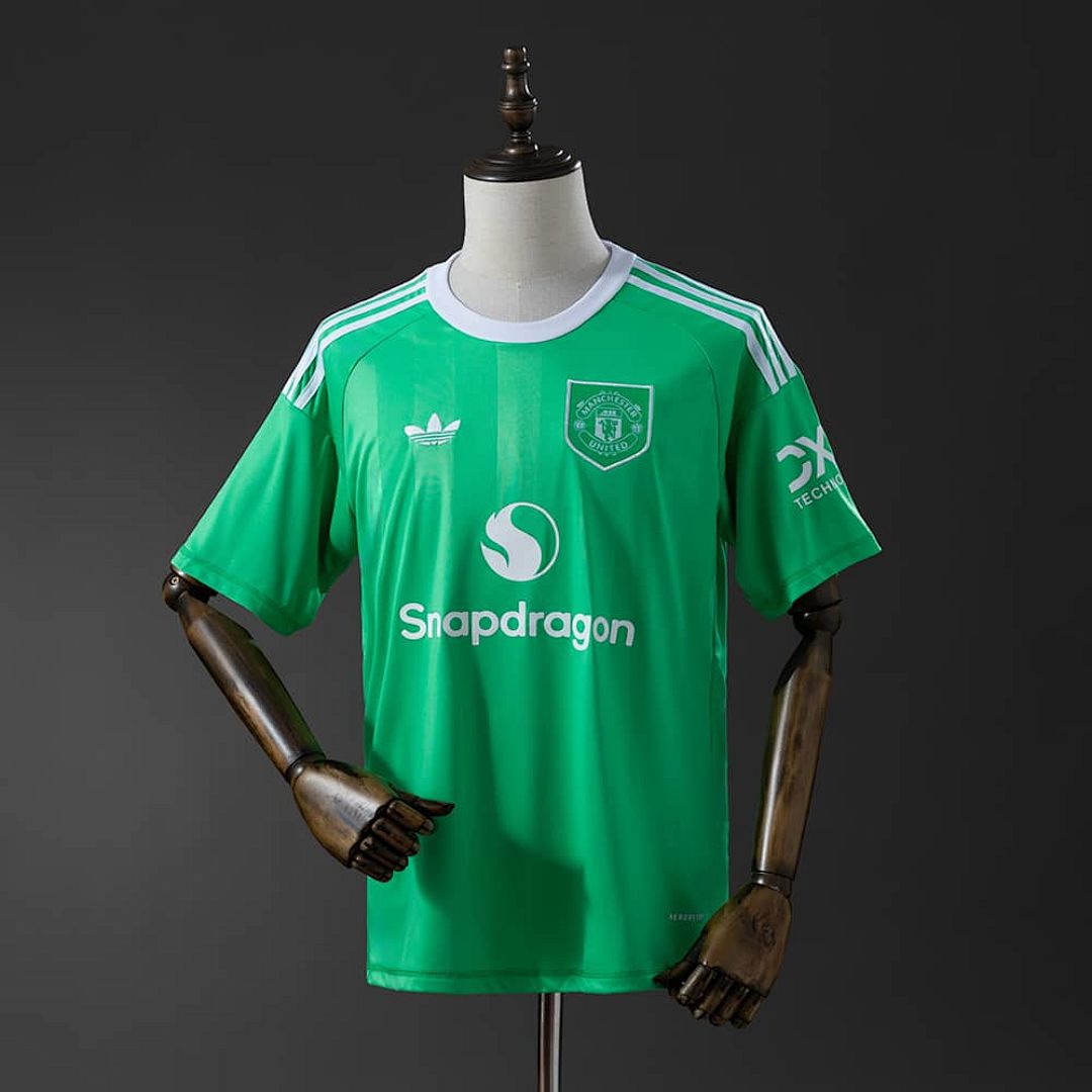 M-U 25_26 Third Goalkeeper Jersey Green S-4XL