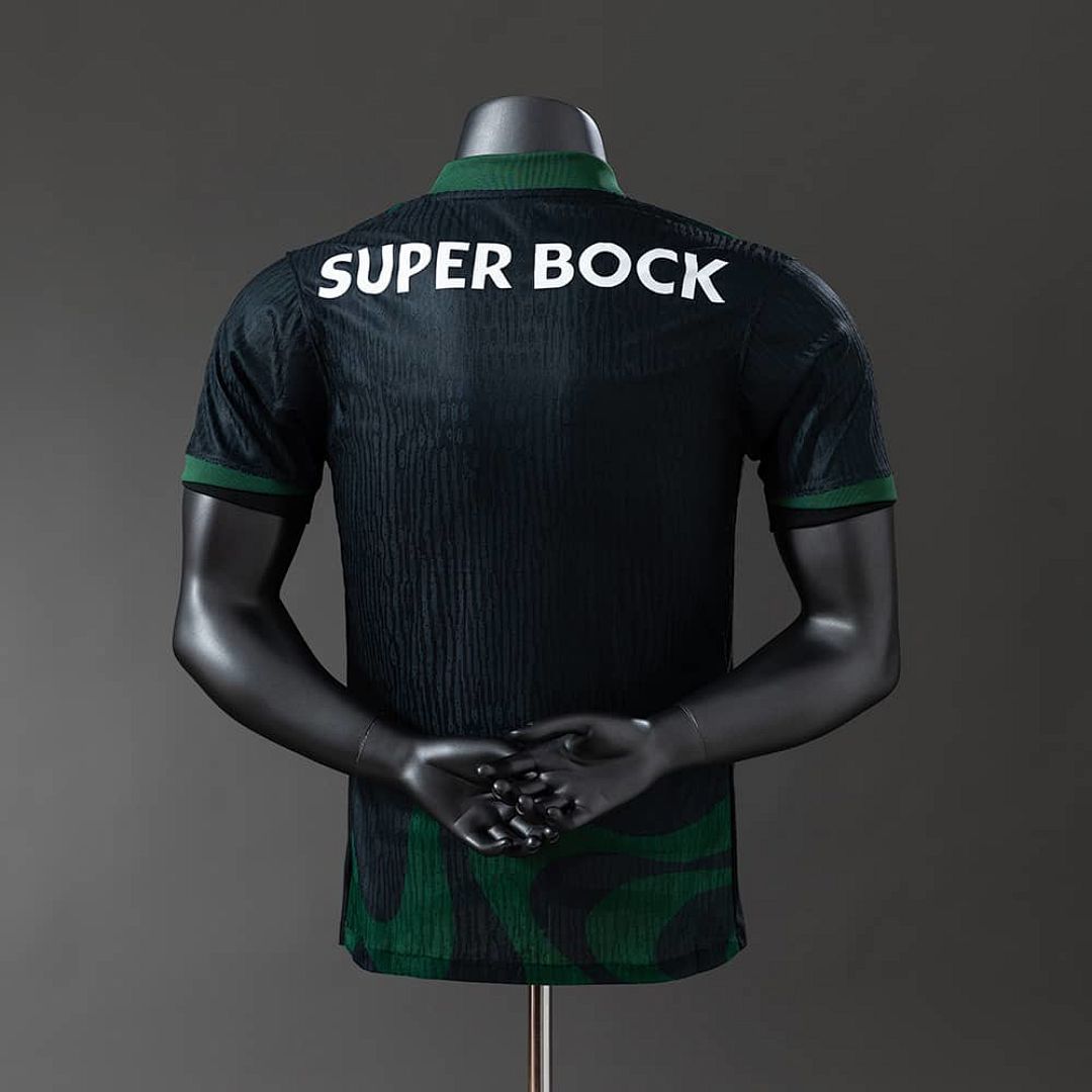 Sporting Lisbon 25_26 Player Version Alternative Jersey Black 7