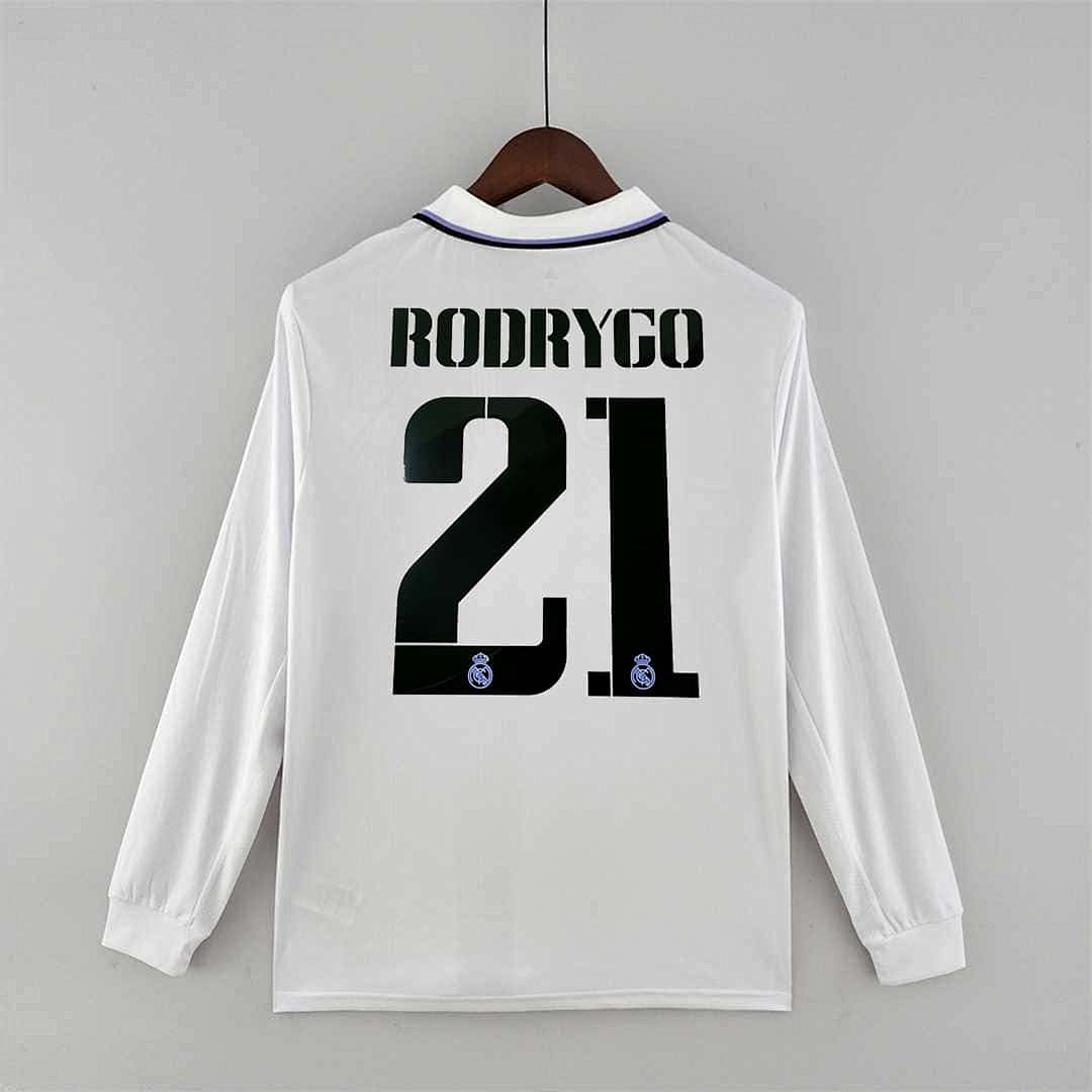 22-23 Real Madrid home long sleeve 13