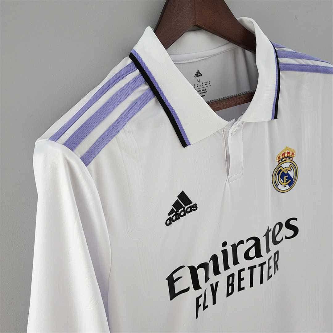 22-23 Real Madrid home long sleeve 6