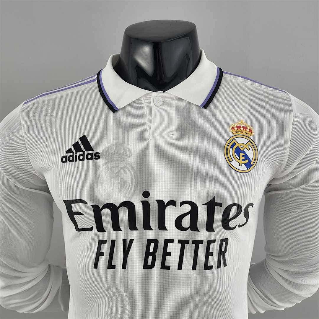 22-23 Real Madrid home long sleeve player version 2