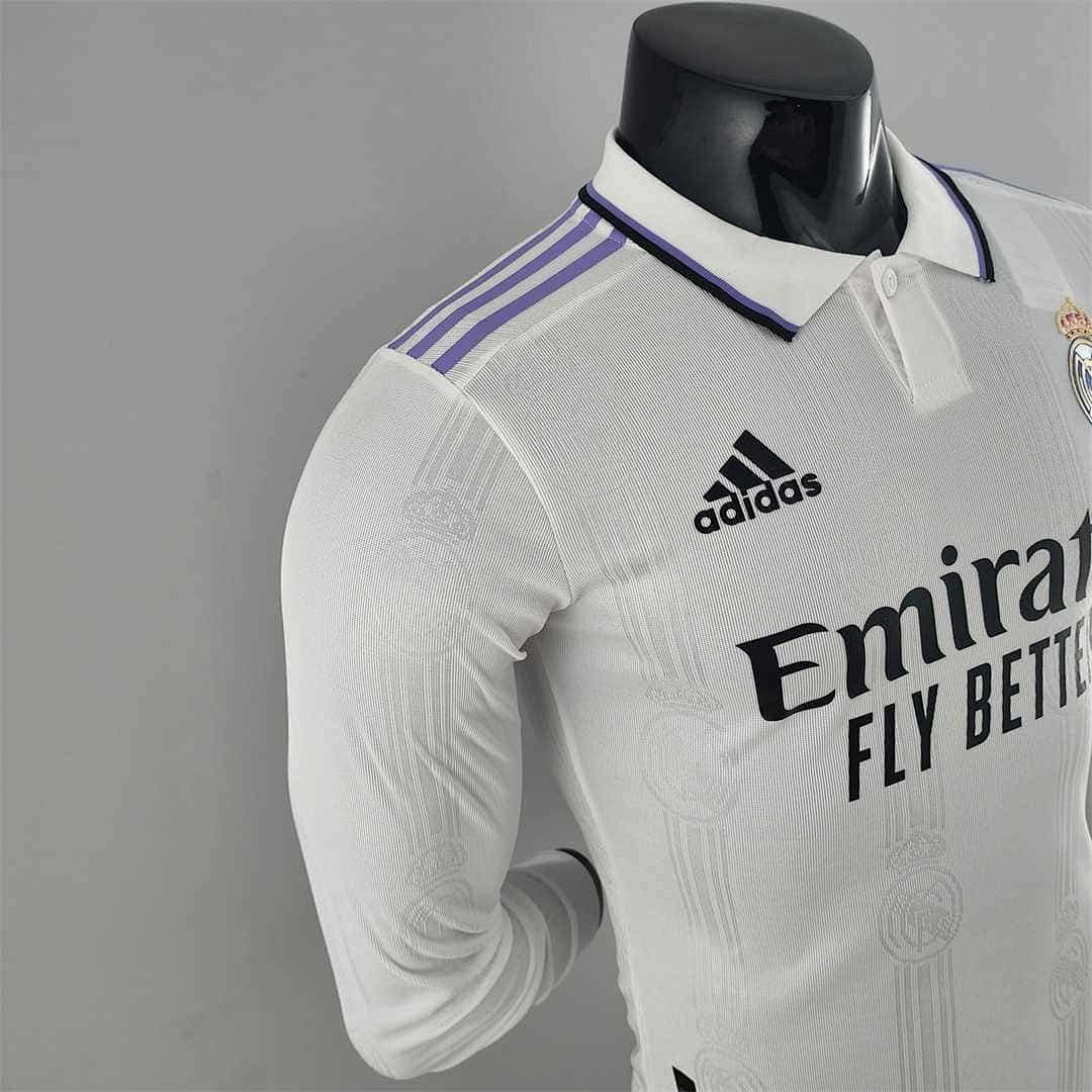 22-23 Real Madrid home long sleeve player version 5