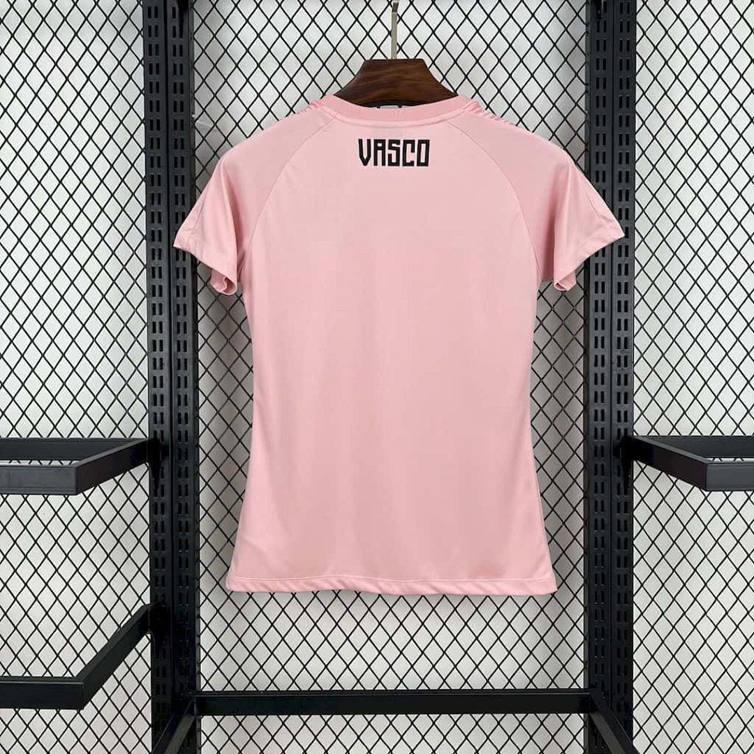 24-25 Women's Vasco Da Gama Pink Kit Cheap Football Jersey Wholesale Yupoo 5