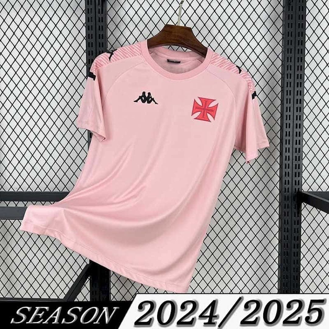 24-25 Vasco Da Gama Pink Kit S-4XL Cheap Football Jersey Wholesale Yupoo 6