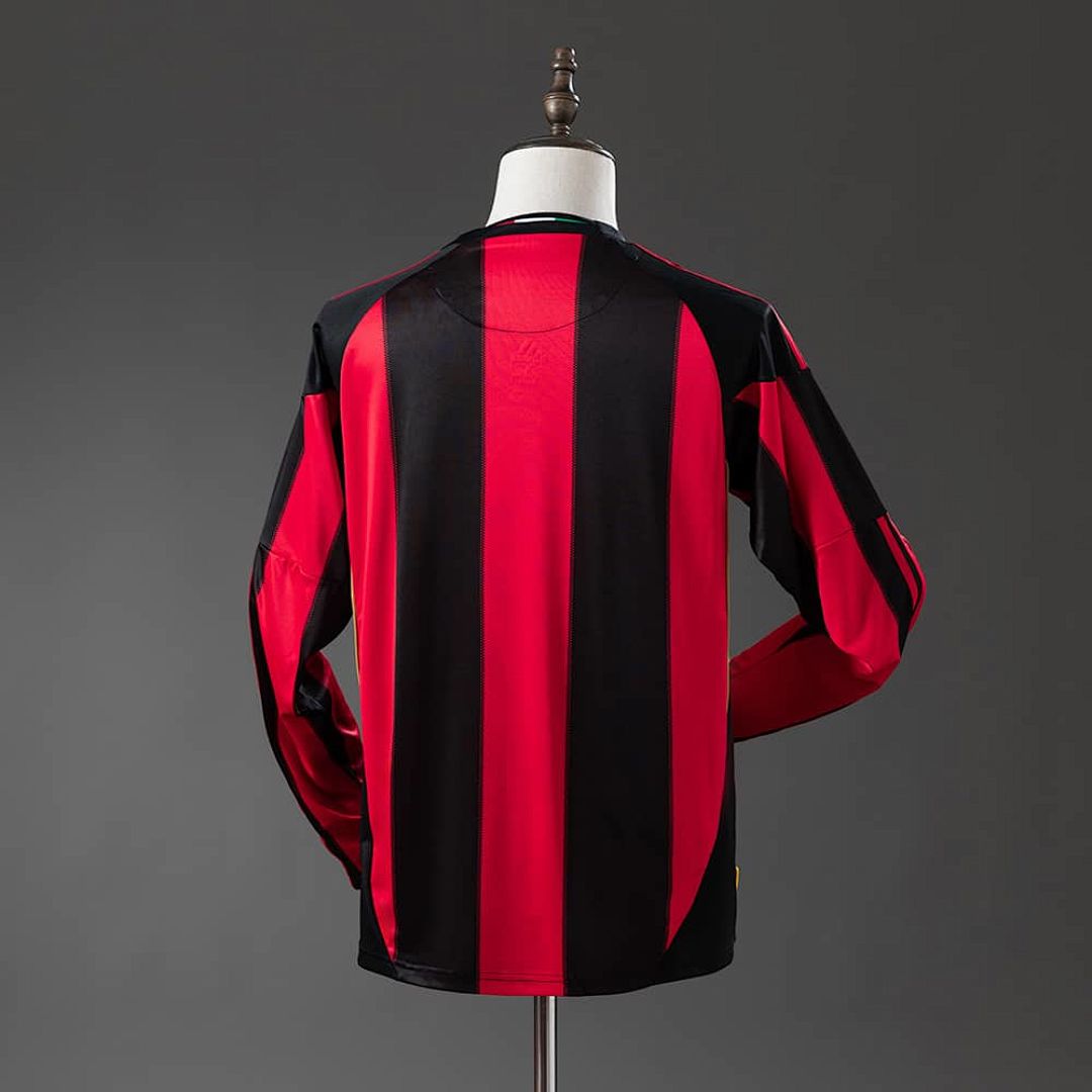 AC Milan 10_11 Home Long Sleeve Retro Jersey S-XXL 8