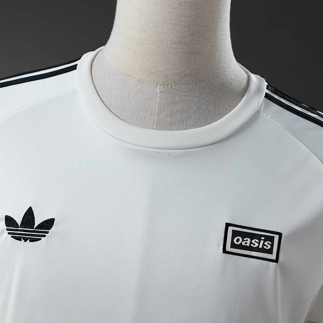 Oasis Live '25 Originals 3-Stripes Football Shirt White S-4XL 5