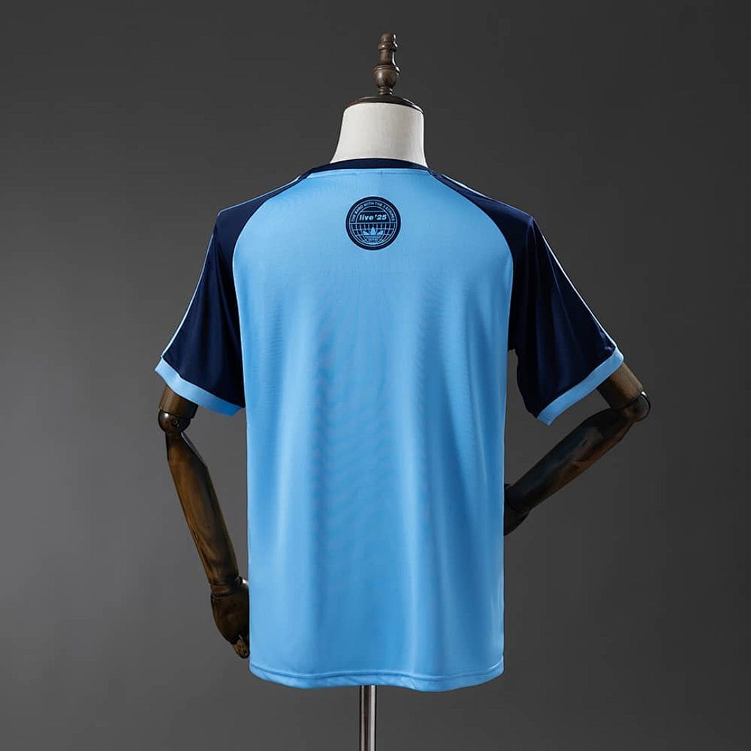 Oasis Live '25 Originals 3-Stripes Football Shirt Blue S-4XL 6