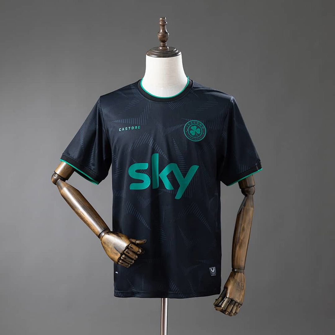 Ireland 2025 Invisible Black Jersey S-XXL