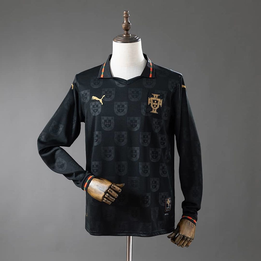 Portugal 2026 Special Edition - Black Panther Long-Sleeve Jersey S-4XL