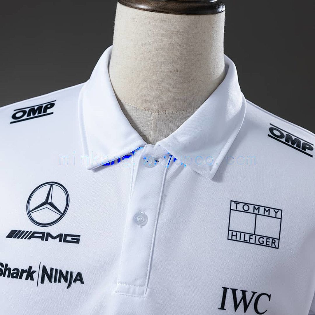 2025 F1 Mercedes-Benz APXGP Movie Edition POLO White S-5XL 7