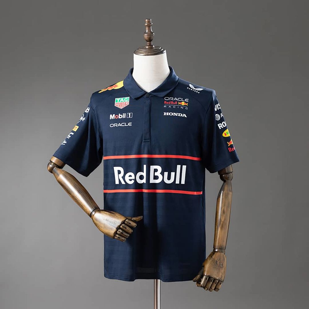 2025 F1 Red Bull Racing POLO Navy Blue S-3XL