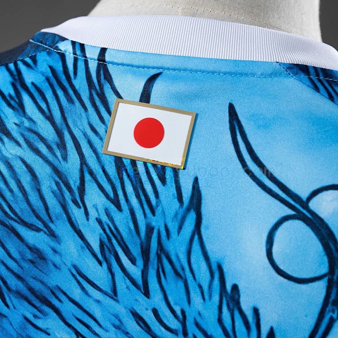 Japan 25_26 Samurai and Blue Dragon Pattern Jersey S-XXL 3