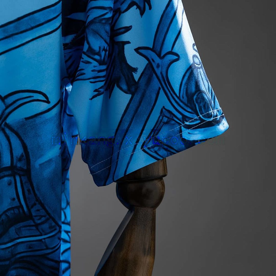 Japan 25_26 Samurai and Blue Dragon Pattern Jersey S-XXL 5