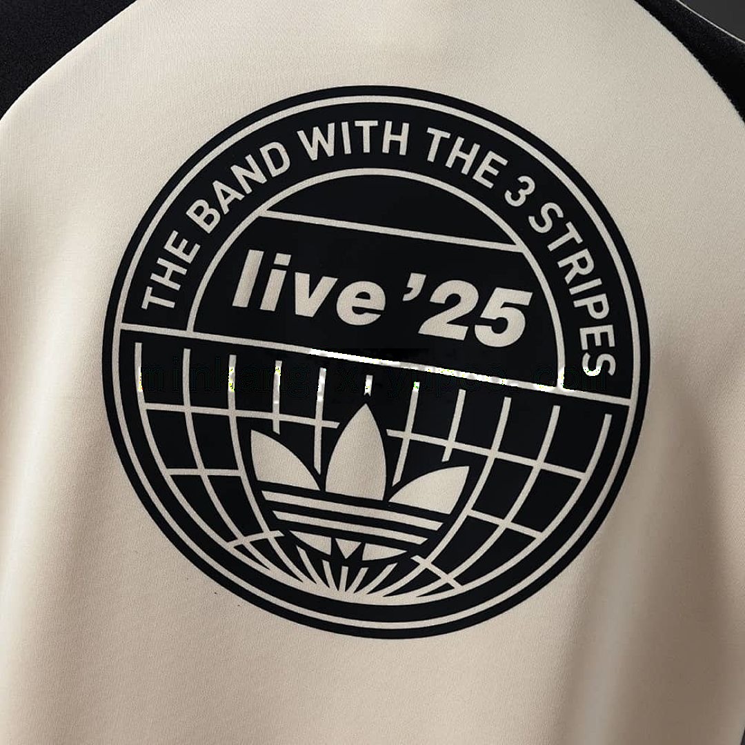 Oasis Tour Three-Striped Long-Sleeve T-Shirt - Beige S-XXL 3