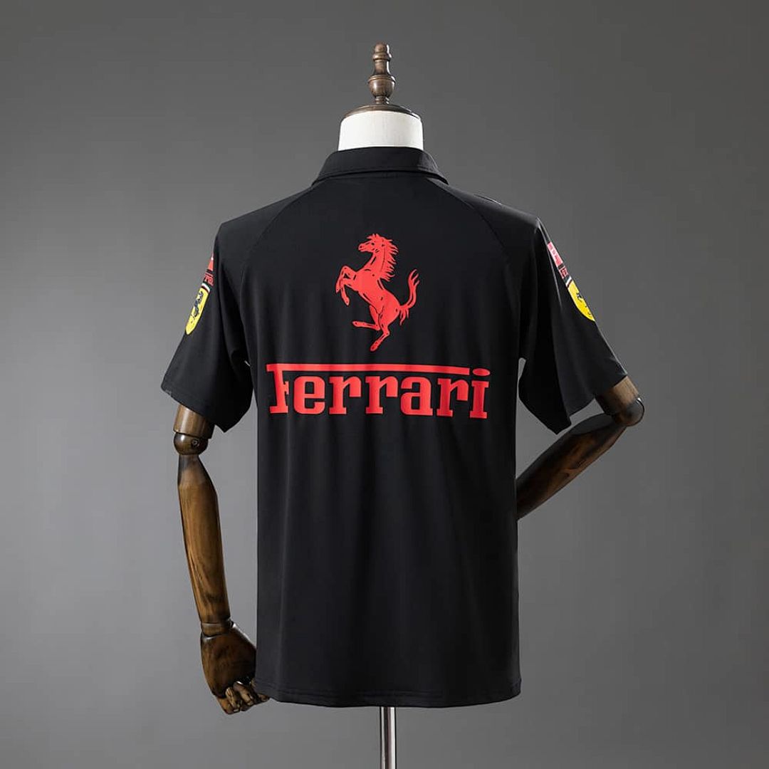 Scuderia Ferrari F1 2025 Black Polo S-3XL 2