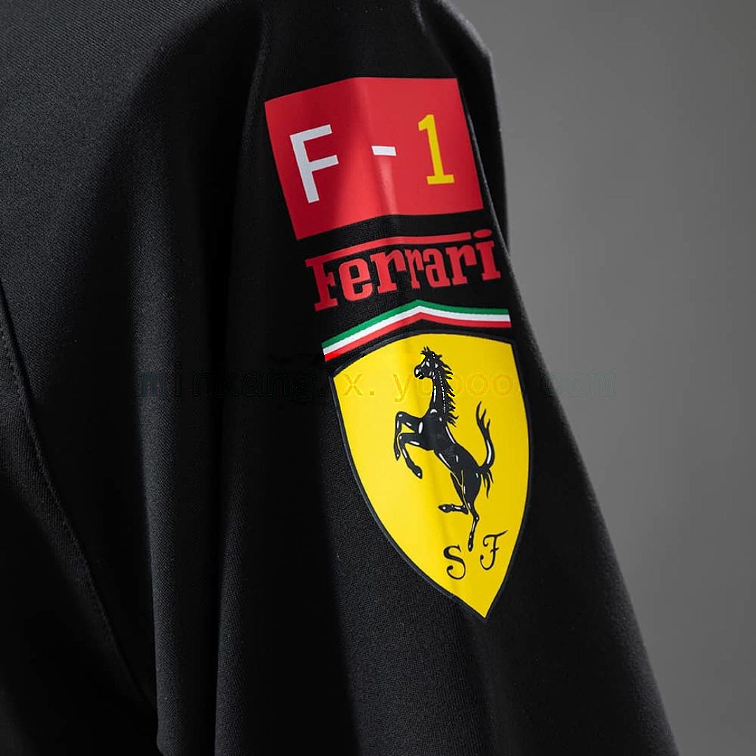 Scuderia Ferrari F1 2025 Black Polo S-3XL 3