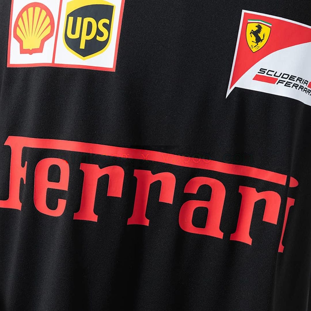 Scuderia Ferrari F1 2025 Black T-shirt S-3XL 7