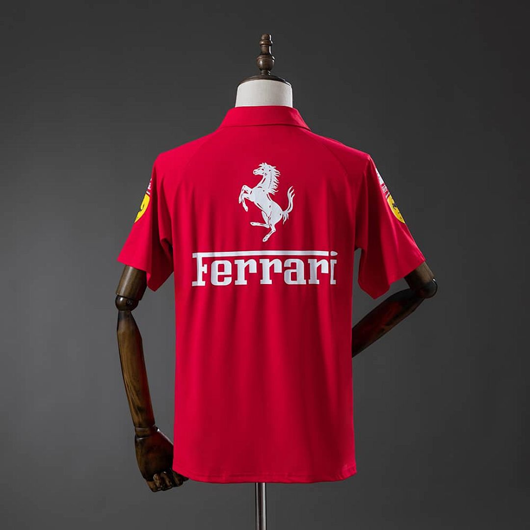 Scuderia Ferrari F1 2025 Red Polo S-3XL 2