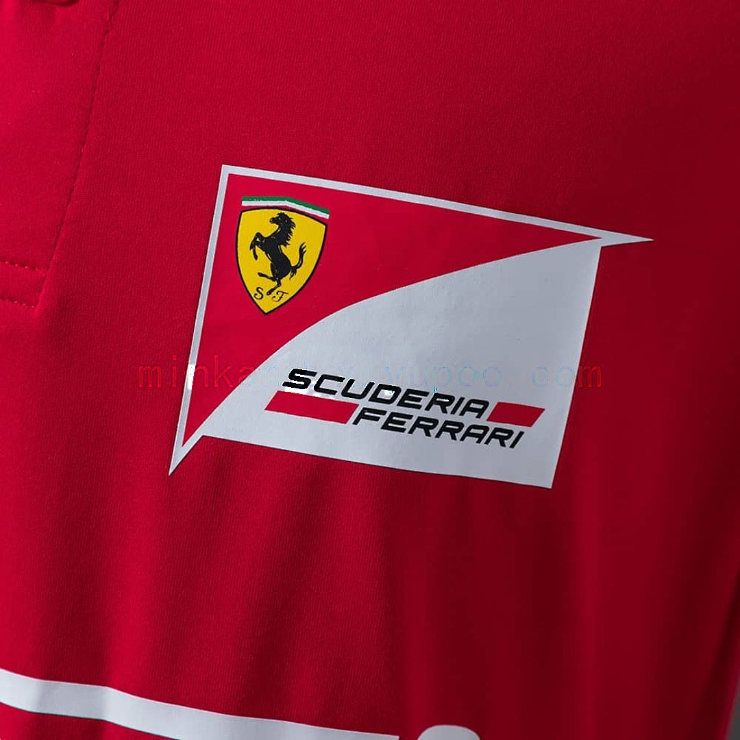 Scuderia Ferrari F1 2025 Red Polo S-3XL 6