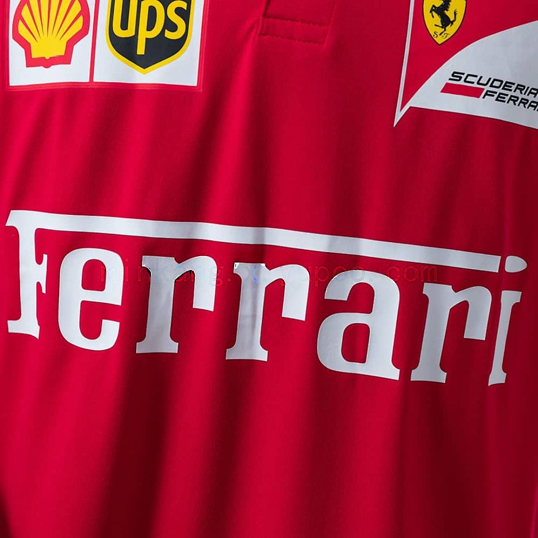 Scuderia Ferrari F1 2025 Red Polo S-3XL 7