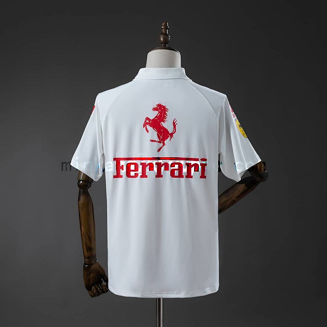 Scuderia Ferrari F1 2025 White Polo S-3XL 2